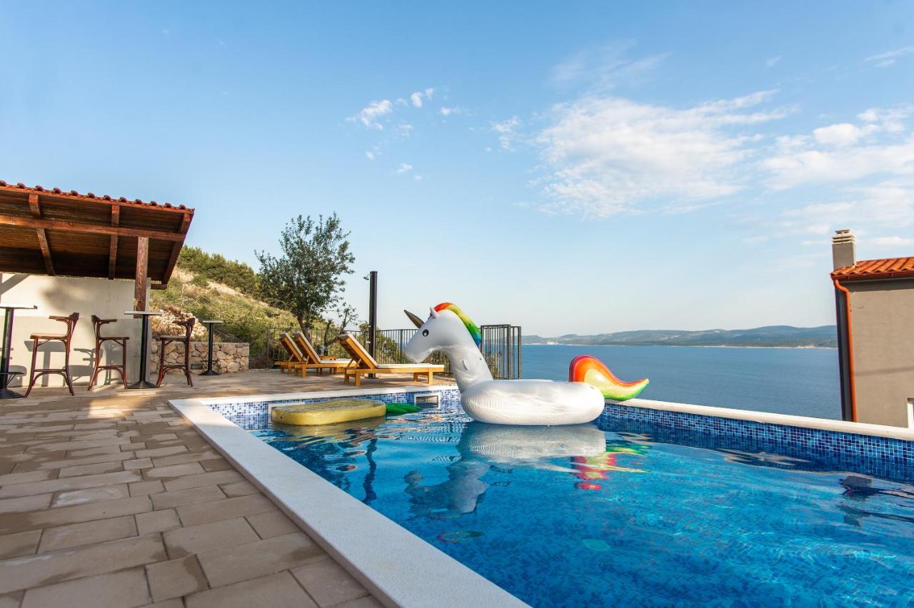 Exclusive Villa Almissa With Swimming Pool And Sea View Lokva Rogoznica Exteriör bild